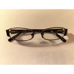 VIA SPIGA “LAURIA 580” Eyeglasses Frames only 51-16-135 Brown/Marble Full Rim
